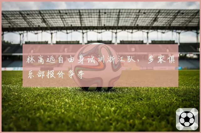 林高远自由身试训浙江队,多家俱乐部报价争夺