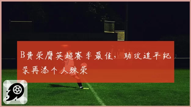 B费荣膺英超赛季最佳，助攻追平纪录再添个人殊荣